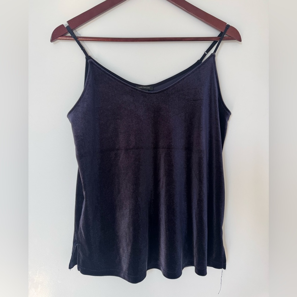 Ann Taylor Blue Velvet Camisole
